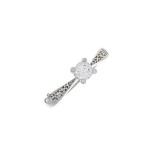 Δαχτυλιδι Μονοπετρο με Διαμαντι 0,30 Ct , F , VS1 + 0,08 Ct